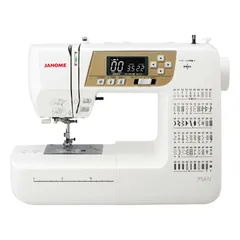 メーカー正規品 新品 ジャノメ JANOME ミシン 電動ミシン プログラム自動糸切り機能付き コンピューターミシン フットコントローラー ワイドテーブル ハードカバー JN831 ジャノメミシンのサムネイル