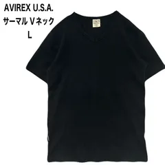 AVIREX U.S.A.  アヴィレックス   サーマル Vネック Tシャツ Lのサムネイル