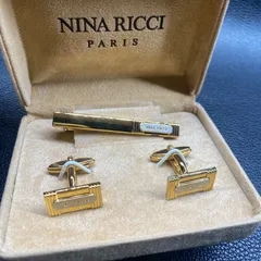 ニナリッチ　NINA RICCI　ネクタイピン　カフス　セット　タイピン　カフリンクス　ビジネスのサムネイル