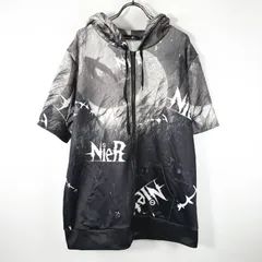 NieR CLOTHING ニーア 半袖ロゴフーディーのサムネイル