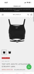 OFF-WHITE ATHLEISURE STRAY BRA TOPのサムネイル
