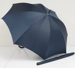 傘 WAKO USED美品 ネイビー カーボンフレーム 銀座和光 高級 傘袋付き 60cm S3369のサムネイル