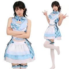アイカツ！】 霧矢あおい コスプレ 衣装 ウィッグ 三分妄想製 スクール