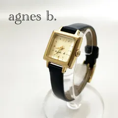 agnes b アニエスベー レディース ウォッチ マルチェロ スクエア ミニ ゴールド ケース 腕時計 _218のサムネイル