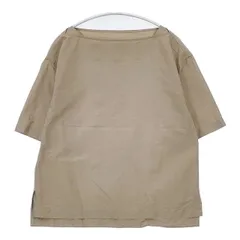 GALERIE VIE コットンシルク ボートネック 半袖 ブラウス シャツ ベージュ レディース ギャルリーヴィー【中古】6-0617S∞のサムネイル