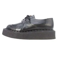 美品 COMME des GARCONS HOMME PLUS George Cox コムデギャルソンオムプリュス ジョージコックス Overlaid Gibson 靴 26cm 黒 メンズ 古着 中古 USEDのサムネイル