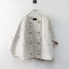 極美品 定価110000円 2025AW ミナペルホネン mina perhonen petal feather 刺繍 ウールジャケット 38 エクリュ┃【2400015032214】のサムネイル