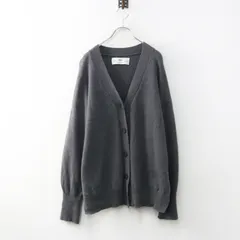 ピュアルセシン PUAL CE CIN ウール Ｖネック ニット カーディガン ｜グレー トップス 長袖 前開き【2400015041346】のサムネイル
