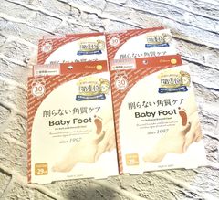 4箱BabyFoot ベビーフット 削らない角質ケア Lサイズ 29cm 30分 - メルカリ