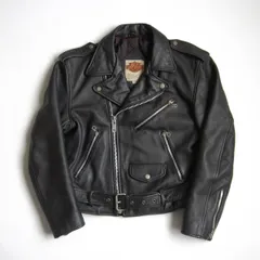 【雰囲気抜群】HARLEY DAVIDSON【レザー ダブルライダースジャケット】38R ハーレーダビッドソン 26060827のサムネイル