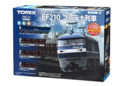 Nゲージ】JR貨物 EF210-100（桃太郎）コキ110型 コンテナ車 2両 - メルカリ