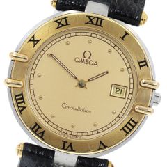 OMEGA コンステレーション ゴールドベゼル 18K ローマ数字 稼動品