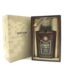 未開栓 SUNTORY サントリー CREST クレスト 12年 ジャパニーズ ウイスキー 43％ 700ml 大阪限定発送 アルコール お酒 古酒 m15759のサムネイル