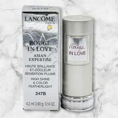 【【未使用】LANCOME ランコム 口紅 ルージュ イン ラヴ 247B ローズドラジェ ラブ ROSE DRAGEE ROUGE IN LOVE ピンクベージュ 日本製【送料無料】のサムネイル