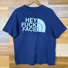 HEY FUCK FACE パロディー T-sh Tシャツ サイズ メンズ L VINTAGE 古着 r26052885のサムネイル