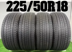 送料無料★225/50R18 ブリヂストン VRX3 2021年製 4本 冬 タイヤ スタッドレス 中古 TB1369のサムネイル