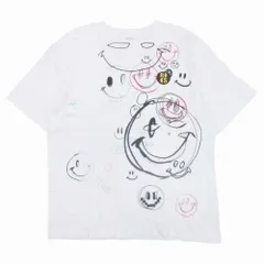 美品 RAF SIMONS ラフシモンズ 22aw SMILEY スマイリー50周年 プリント Tシャツ カットソー トップス M 白 メンズ 古着 中古 USEDのサムネイル