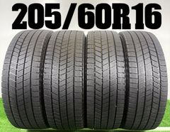 ◇送料込み◇205/60R16 中古スタッドレスタイヤ4本VRX3 2021年 送料無料☆205/60R16 ブリヂストン VRX3 2023年製 4本 冬 タイヤ