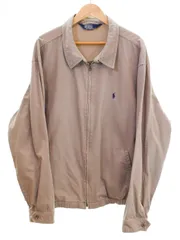 ラルフローレン RalphLauren 90s Vintage Swing Top ヴィンテージ スウィング トップ 90年代 三角タグ チンスト付き XXL ジャケット ベージュ LLサイズ 103MT-4903のサムネイル