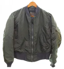 アルファインダストリーズ ALPHA INDUSTRIES MA-1 Flight Jacket フライト ジャケット USA製 ミリタリー ジャケット 0615-00-573-8334 ジャケット カーキ Mサイズ 103MT-4871のサムネイル