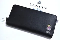 【定価2万4200円】新品 LANVIN en Bleu【ローズ】ラウンドファスナー 長財布 505613 クロ ランバン オンブルーのサムネイル
