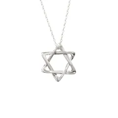 新品同様 TIFFANY&Co. ティファニー 新品仕上げ済 スターオブダビデ 六芒星 ネックレス アクセサリー SV925 50cm シルバー メンズ レディース 古着 中古 USEDのサムネイル