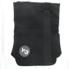 美品 Y-3 ワイスリー YOHJI YAMAMOTO ヨウジヤマモト リュック リュックサック バックパック デイバッグ 鞄 ロゴ プリント ブラック メンズ 古着 中古 USEDのサムネイル