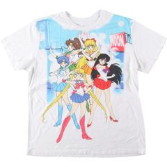 헌 옷 SAILOR MOON 미소녀 전사 세일러 문 애니메이션 캐릭터 프린트 T 셔츠 남성 XL 상당 / eaa653893