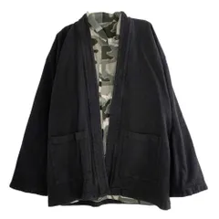 uniform experiment ユニフォームエクスペリメント 24AW UE-242028 MOIRE CAMOUFLAGE REVERSIBLE HAORI モワレカモフラ リバーシブル 羽織 ジャケット グレー系【極上美品】【中古】のサムネイル