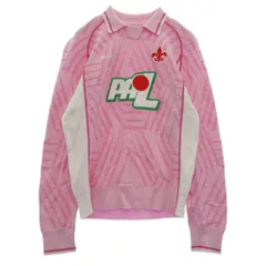 PALACE パレス 26SS Viola Knit ヴィオラ 長袖 ポロ ニット ピンク系 ホワイト系 M【中古】のサムネイル