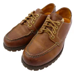 VISVIM ビズビム 14AW 0114202002009 FIL 限定 SCOUT MOC TOE LO-FOLK スカウト モックトゥ ロー フォーク 4ホール モックトゥ レザーシューズ ブラウン系 9【中古】のサムネイル