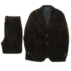 WACKO MARIA ワコマリア 20AW DUCA VISCONTI DI MODRONE社製 UNCONSTRUCTED JACKET / DOUBLE PLEATED CORDUROY TROUSERS コーデュロイ セットアップ【中古】のサムネイル