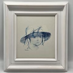 油彩画 少女像 S.Ishizuki サイン入り 発送8/25〜26限定 - メルカリ