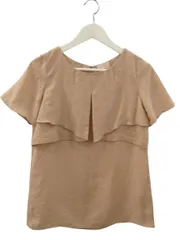シビラ SYBILLA ブラウス 半袖 フリル ピンク M トップスのサムネイル