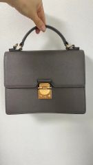 ANNE KLEIN NEW YORK 2WAY ショルダー バッグ グレー - メルカリ