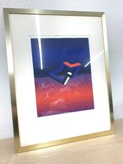 希少】 額装 星座シリーズ 黒崎彰 木版画 抽象画 星座 - メルカリ