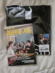 ファミレス行こ下巻 韓国 書店初回特典 リバーサイド Tシャツ クリア