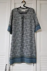 (新品)ETRO エトロ柄 5分袖 ブラウス ロング丈 (ミニワンピース)のサムネイル