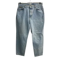 ～00s メキシコ製 Calvin Klein Jeans デニムパンツ W32 アイスブルー カルバンクラインジーンズ ジップアップ ～00年代 デニム 2606-1072のサムネイル