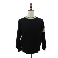 ムッシュニコル monsieur NICOLE ニット セーター 黒 クルーネック 長袖 /SY34 ■GY74のサムネイル