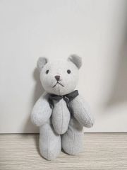 ドヤ顔のしろくまさん ぬいぐるみ ハンドメイド 海外作家様 テディベア 熊 ハンドメイド作家様 MINO 白くま ぬいぐるみ シロクマ テディベア
