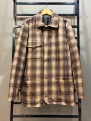 Cal Craft　ピーコート　USA製　90s　オンブレチェック　キルティング Cal Craft ピーコート USA製 90s オンブレチェック キルティング