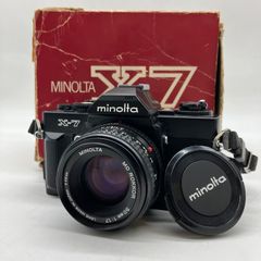 Minolta X-7 ブラック＋ MD 50mm 一眼レフカメラ・レンズセット - メルカリ