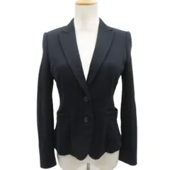 ポールスミス ブラック Paul Smith BLACK テーラージャケット ミドル丈 38 M 紺 シングルボタン 無地 /SY46 ■GY74のサムネイル