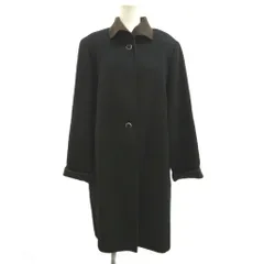 ロロピアーナ Loro Piana コート Free 黒 ブラック 無地 レギュラーカラー 長袖 /RN ■ECC006のサムネイル