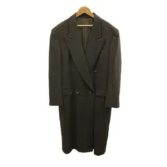 ランバン LANVIN ロングコート ウール H48 カーキ ダブルブレスト 長袖 テーラードカラー /SH ■ECC006のサムネイル