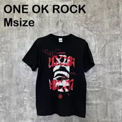【k-623】ONE OK ROCK ワンオクロック M バンドTシャツ ライブT 2023 ブラック 黒 ツアーT ロックT 半袖 プリント 古着のサムネイル