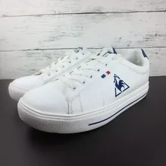 le coq sportif TELUNA BOUND COURT ルコックスポルティフ テルナバウンドコート ホワイト ネイビー 白 24 cm レディース スニーカー QL1NJC12WN L11676のサムネイル