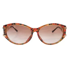 美品 vintage Paloma Picasso パロマピカソ サングラス アイウェア グラデーションレンズ メガネ 眼鏡 ブラウン ゴールド メンズ レディース 古着 中古 USEDのサムネイル