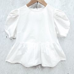 トゥモローランド ボルジー ボーダーサッカー ペプラムブラウス 定価